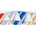 60' Metallic Pennant Strings (12"x18"-24 Pennants)